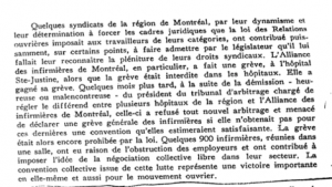Extrait du procès-verbal du congrès de la CSN, 1964, page 225